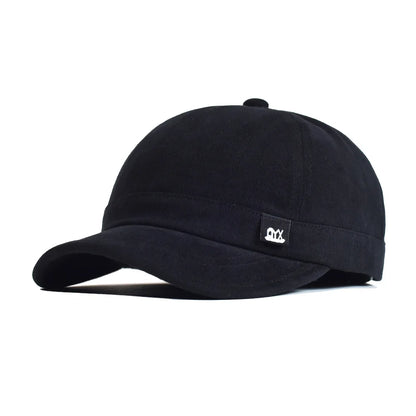 Vintage Short Brim Cap – Unisex Low Profile Style