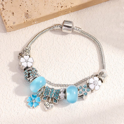 DIY Glass Inlaid Diamond Bracelet – Elegant Men's Accessory | Accessorio Uomo Elegante