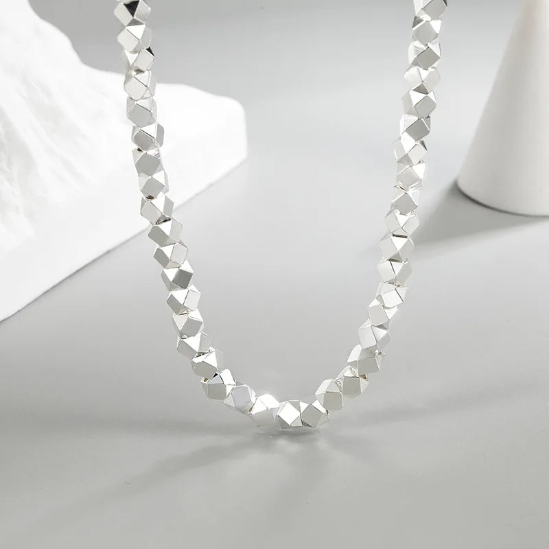 DRAVEN — Trendy 925 Sterling Silver Necklace – Shiny Fashion Chain for Women