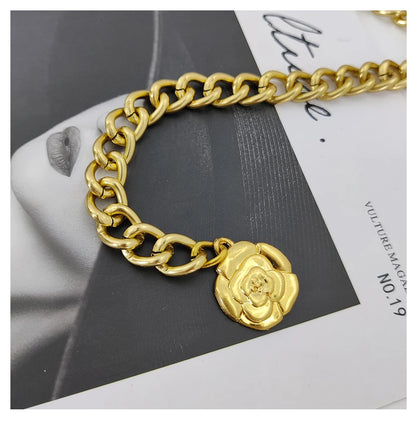Luxury Gold Chain Belt Women Floral Adjustable Design – Elegant Men's Accessory | Accessorio Uomo Elegante