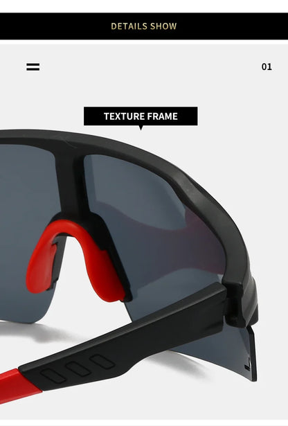 Sport Cycling Sunglasses – UV400 Outdoor Protection – Elegant Men's Accessory | Accessorio Uomo Elegante