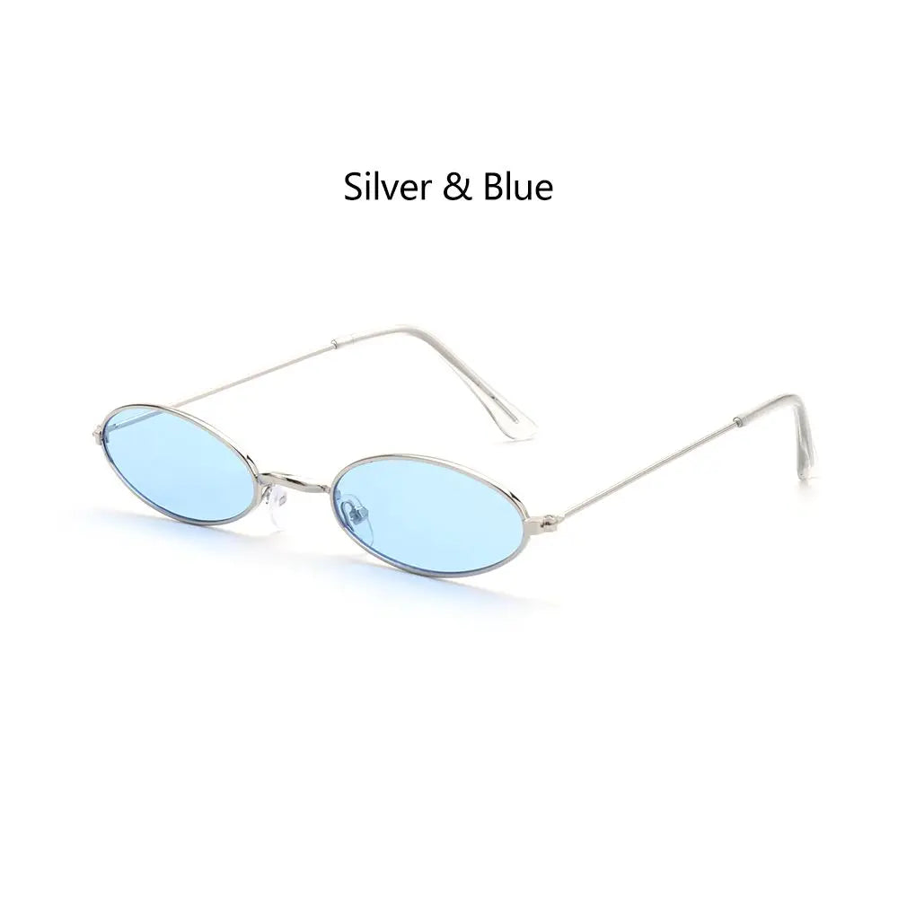 DRAVEN — Retro Small Oval Sunglasses – Vintage Design Shades