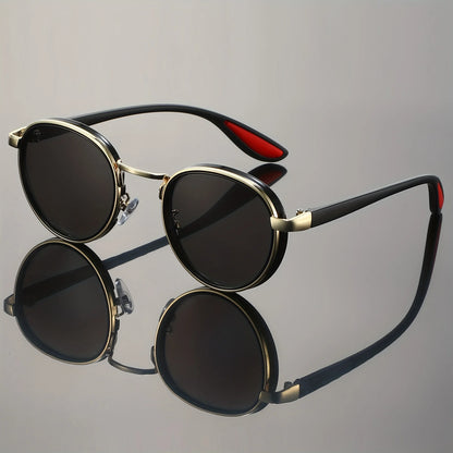 Alloy Frame Sunglasses – Durable Outdoor Design – Elegant Men's Accessory | Accessorio Uomo Elegante