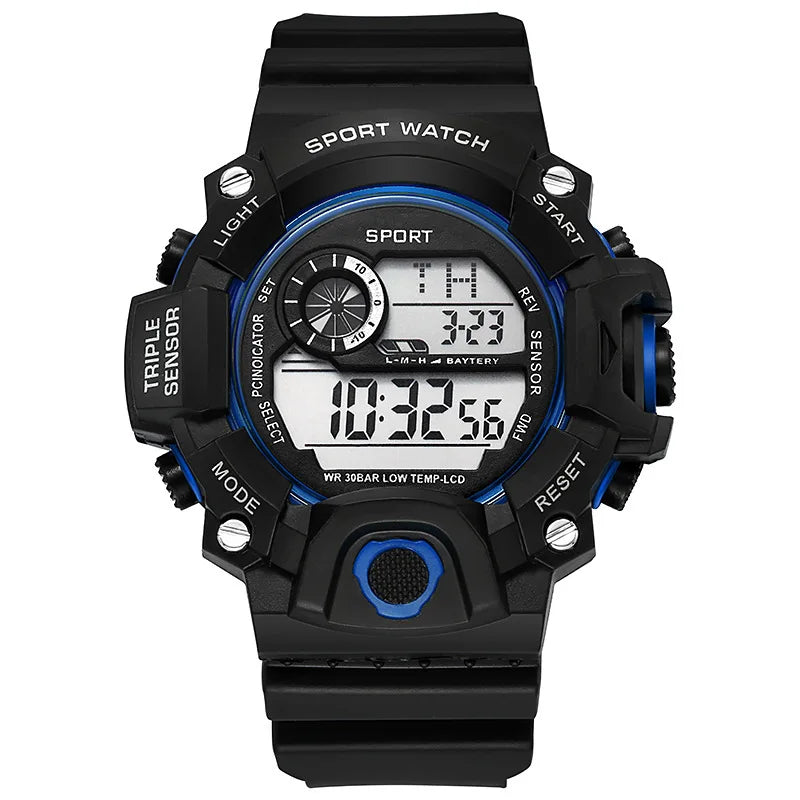 DRAVEN — Tactical Edge – Men’s Digital Sport Watch with Luminous Display & Alarm