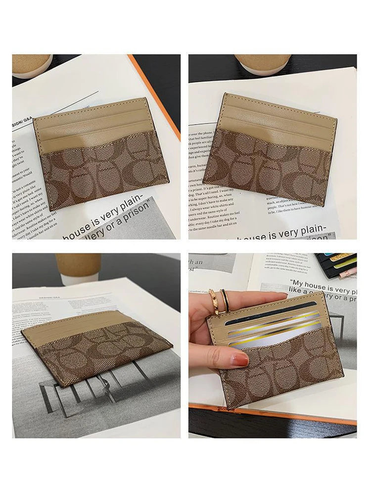 Luxury PU Leather Wallet Women Multifunction Card Holder – Elegant Men's Accessory | Accessorio Uomo Elegante