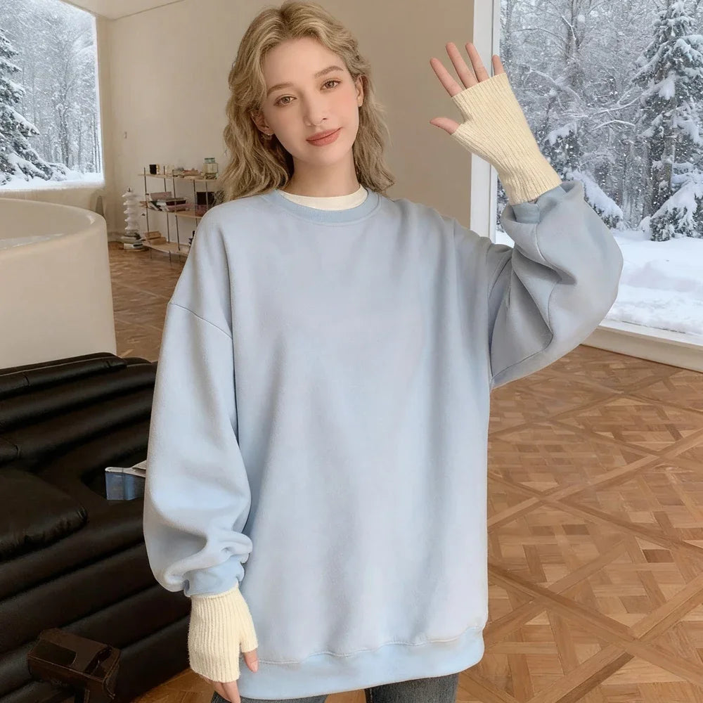 DRAVEN — Plush Half Finger Gloves – Women’s Warm Winter Style