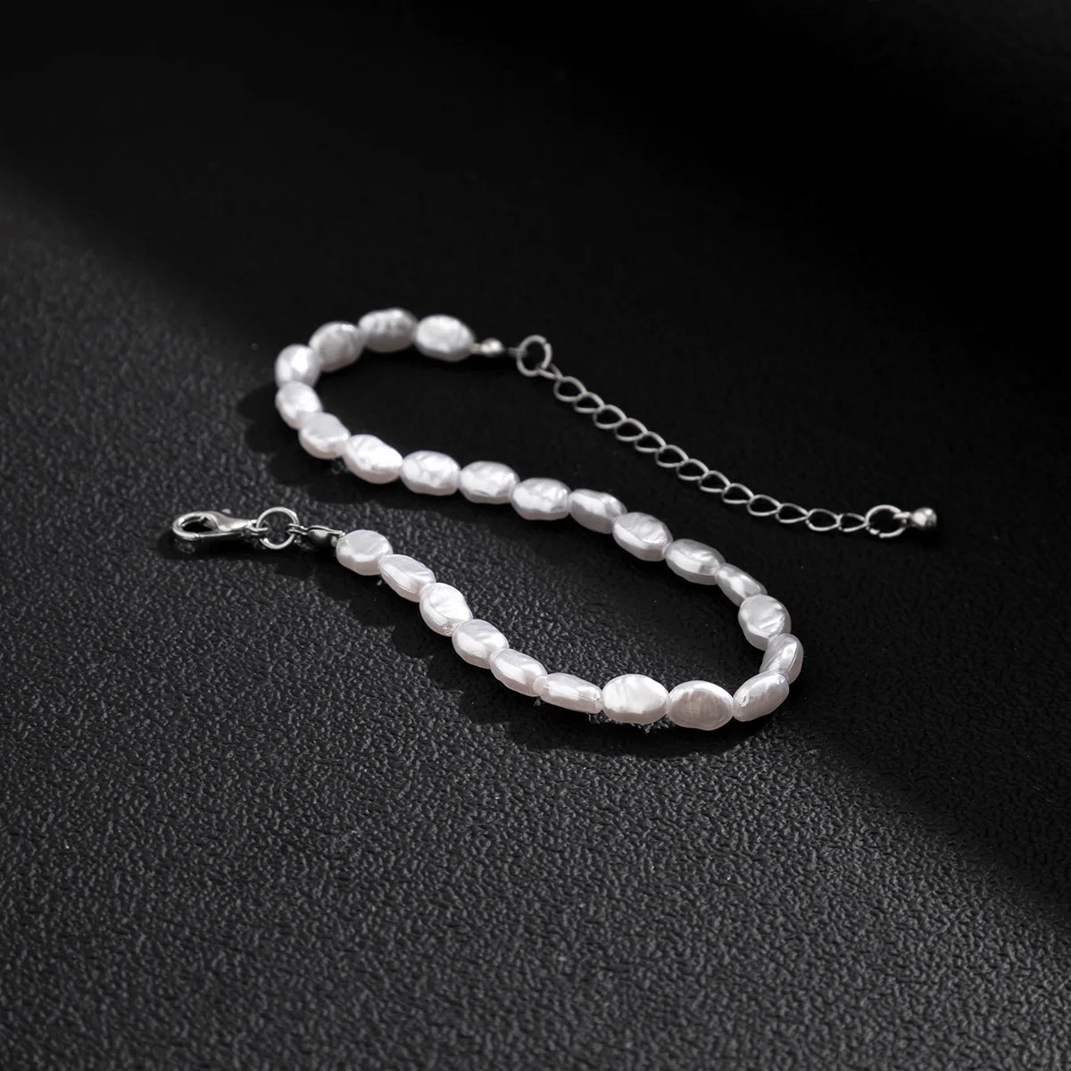 DRAVEN — Imitation Pearl Necklace – Handmade Irregular Bead Jewelry for Men