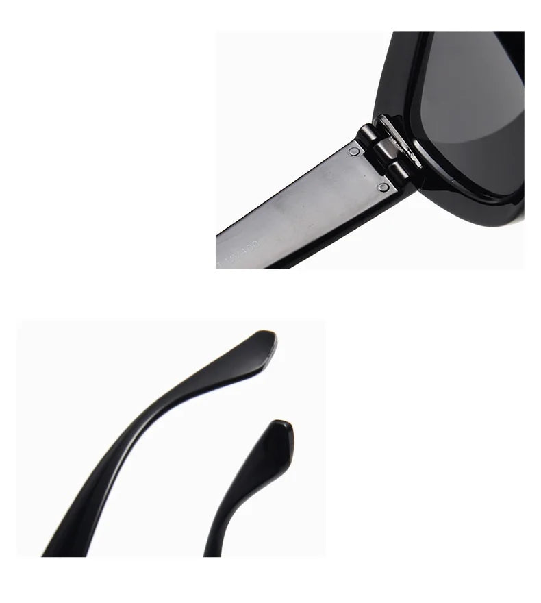 DRAVEN — Large Cat Eye Sunglasses – Retro Multicolor Statement Shades