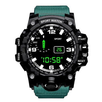 Tactical Edge – Men’s Digital Sport Watch with Luminous Display & Alarm – Elegant Men's Accessory | Accessorio Uomo Elegante