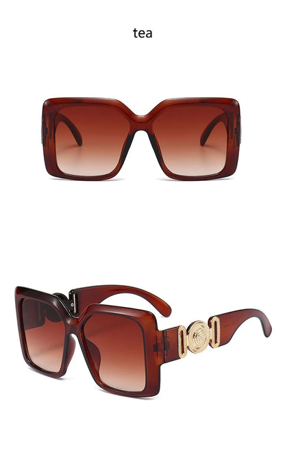 Popular Square Sunglasses – Luxury Retro Travel Style – Elegant Men's Accessory | Accessorio Uomo Elegante