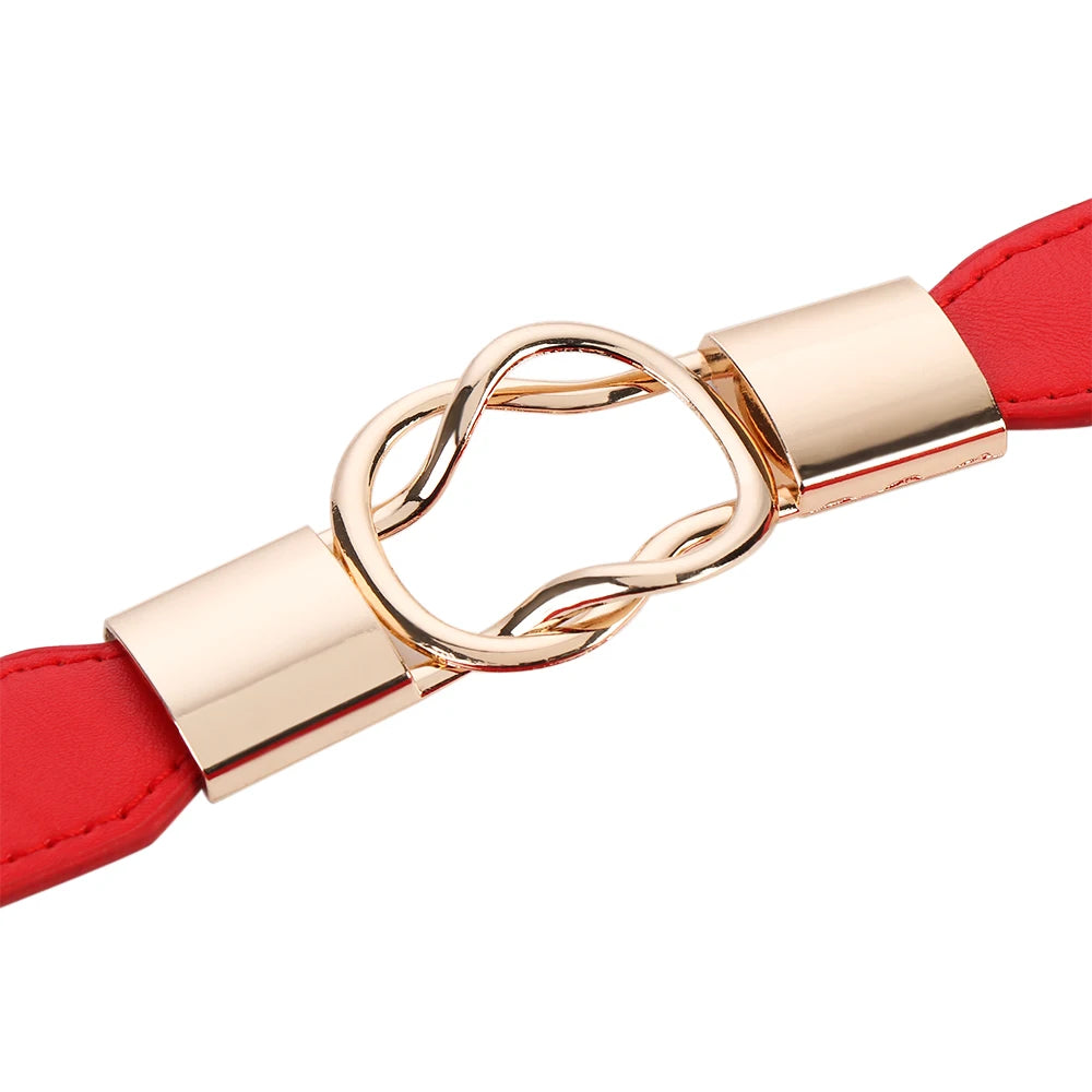 DRAVEN — Elastic Leaf Belt Women Thin Elegant Waistban