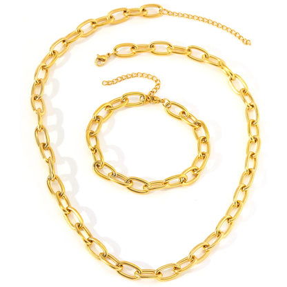 Stainless Steel Minimalist Necklace – Adjustable Fine Chain Jewelry for Women