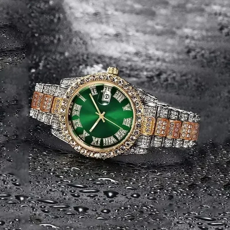 DRAVEN — Spectrum Ice – Men’s Multicolor Crystal Watch in Luxury Finish