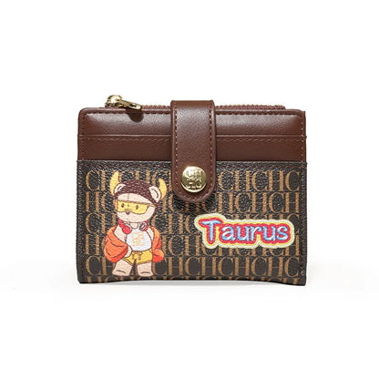 Light Luxury Wallet Women Animal Print Design – Elegant Men's Accessory | Accessorio Uomo Elegante