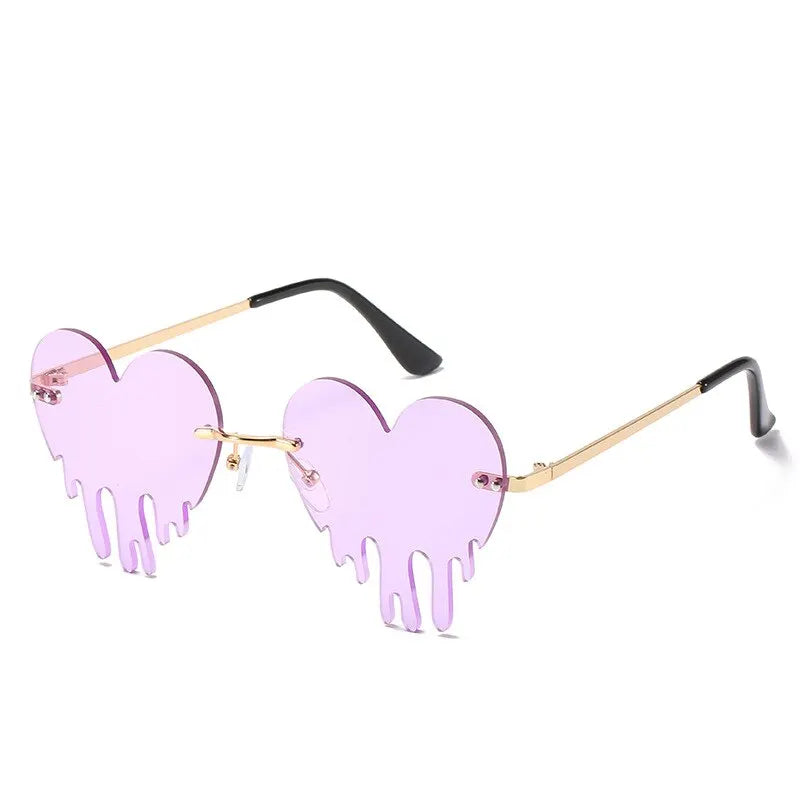 Heart Cat Eye Sunglasses – Retro Love Designer UV400 Shades – Elegant Men's Accessory | Accessorio Uomo Elegante