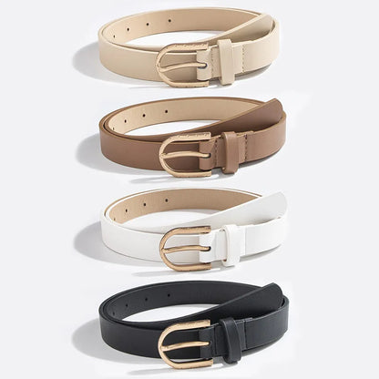 Women's Glossy Belt Casual Versatile Basic Style – Elegant Men's Accessory | Accessorio Uomo Elegante