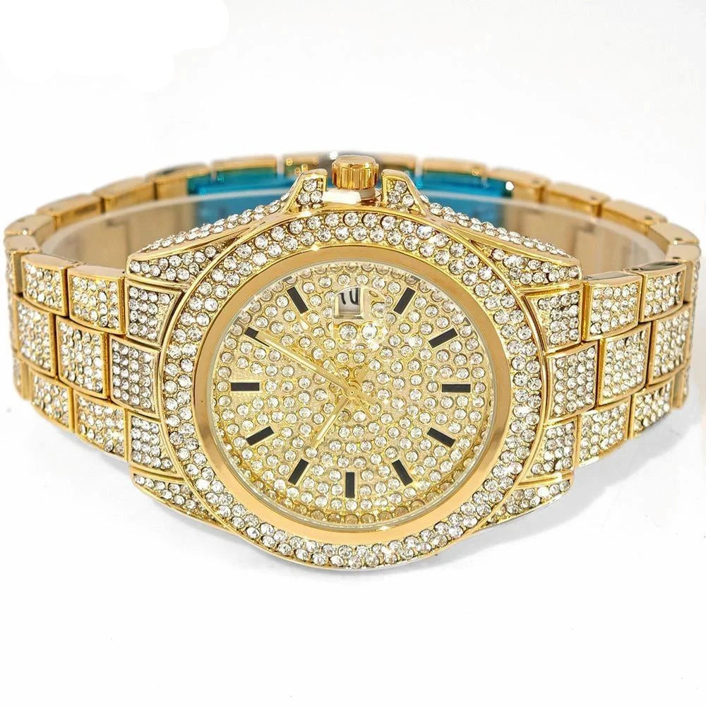 DRAVEN — Frost Legend – Men’s Ice Steel Precision Watch with Calendar