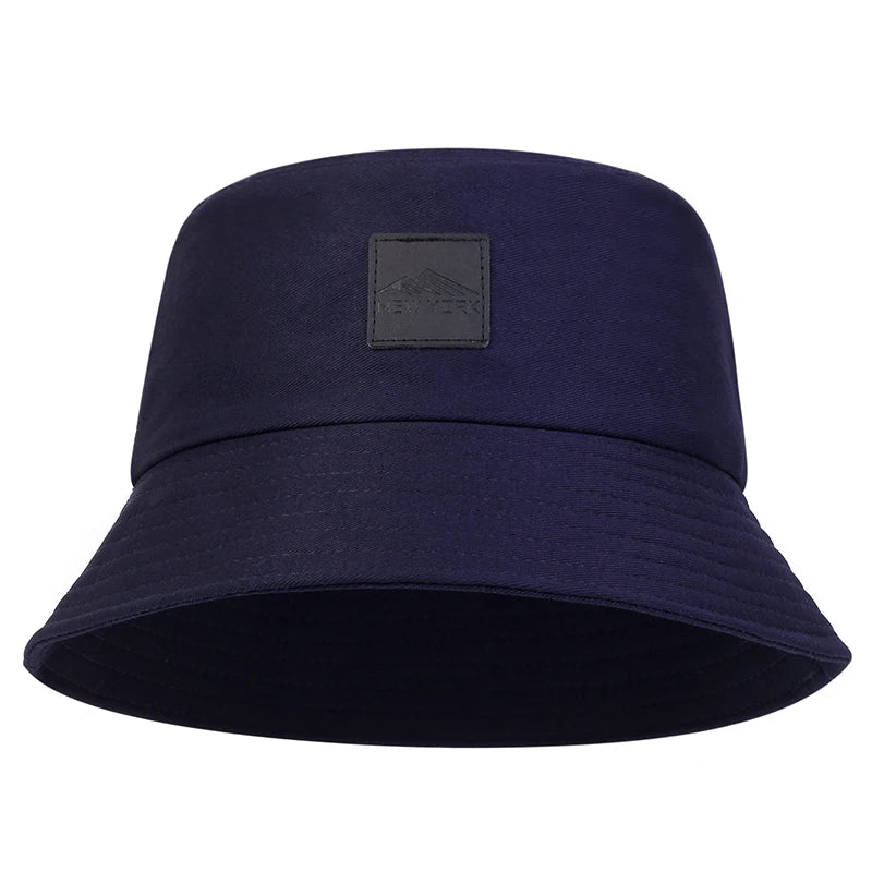 DRAVEN — New York Leather Label Bucket Hat – Unisex Street Style
