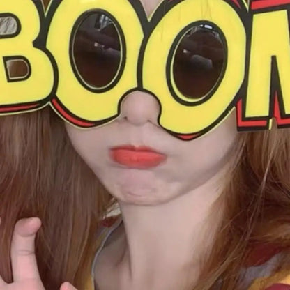 Hawaiian Funny Sunglasses – Creative Party Photo Props – Elegant Men's Accessory | Accessorio Uomo Elegante