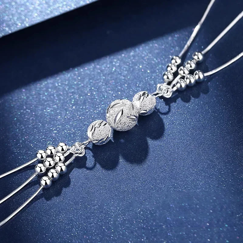 DRAVEN — Vintage Sterling Silver Beaded Bracelet