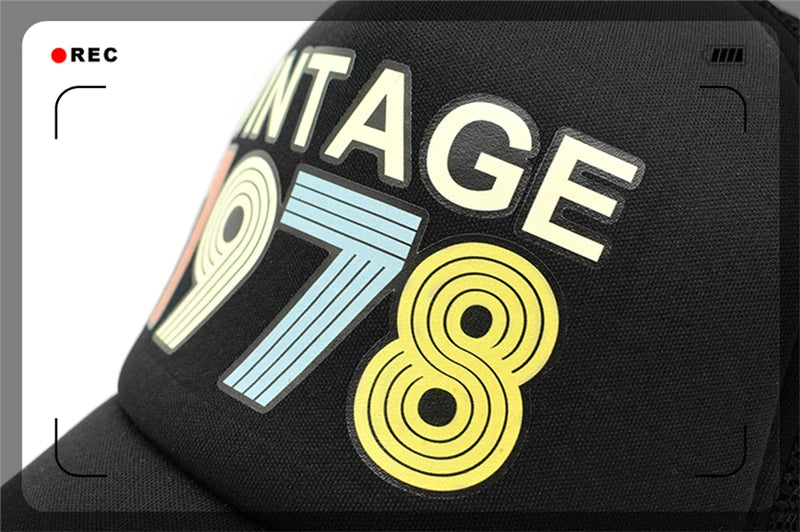 DRAVEN — Retro 1978 Trucker Cap – Vintage Street Style
