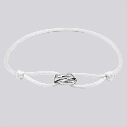 Unisex Rope Bracelet with Metal Buckle