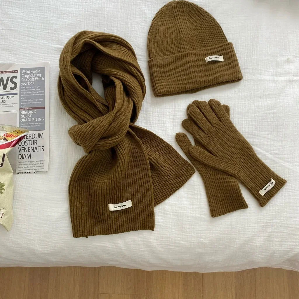 DRAVEN — 2025 Women’s Winter Set – Warm Hat & Scarf Combo