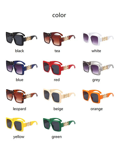 Popular Square Sunglasses – Luxury Retro Travel Style – Elegant Men's Accessory | Accessorio Uomo Elegante