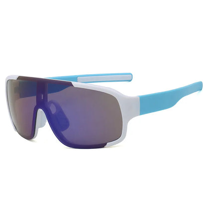 Cycling Shield Sunglasses – Retro Sport Style – Elegant Men's Accessory | Accessorio Uomo Elegante