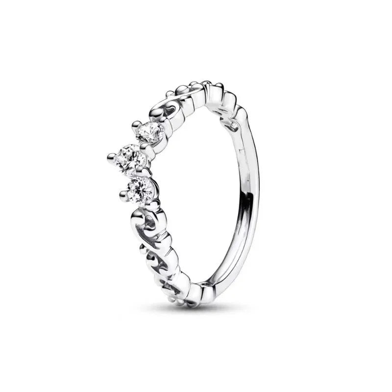 DRAVEN — Silver Heart & Pearl Rose Ring