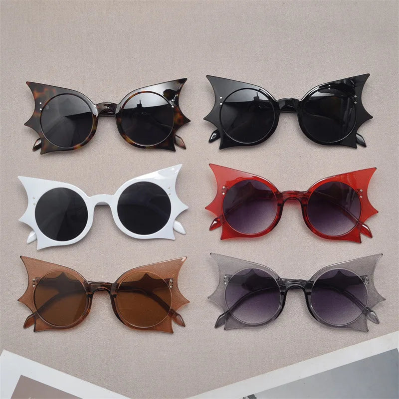 DRAVEN — Bat Sunglasses – Halloween Party Retro  Shades