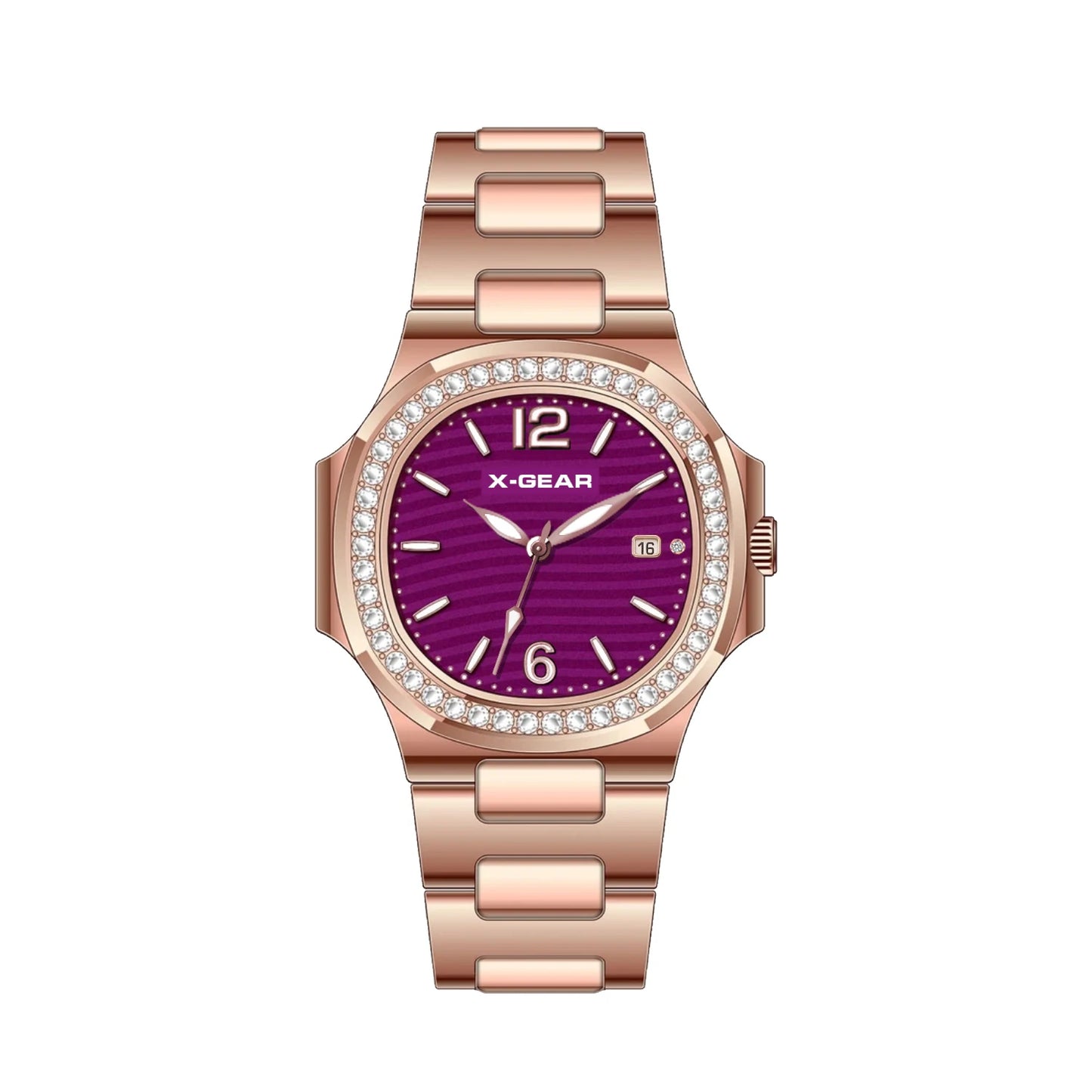 DRAVEN — Women’s Retro Silver Watch – Oversized Dial & Stainless Steel Design