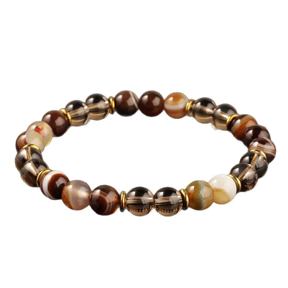 DRAVEN — Premium Brown Beaded Bracelet