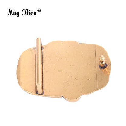 Elephant Alloy Belt Buckle Men Western Handmade Design – Elegant Men's Accessory | Accessorio Uomo Elegante