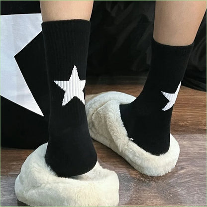 Star Pattern Ankle Socks – Unisex Street Sport Style