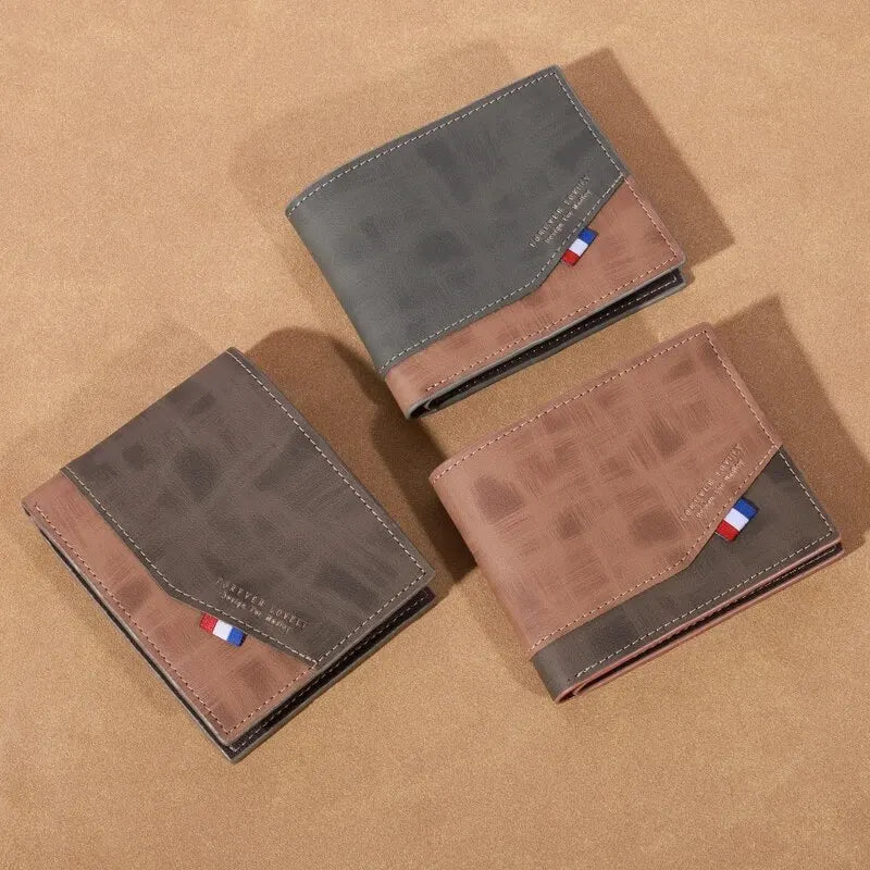 DRAVEN — Vintage Leather Wallet Men High Capacity Multi Slot Design