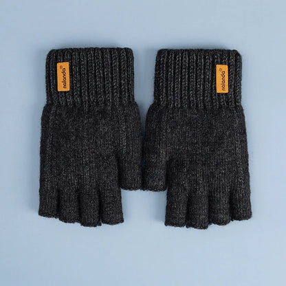Knitted Fingerless Gloves – Unisex Winter Street Style