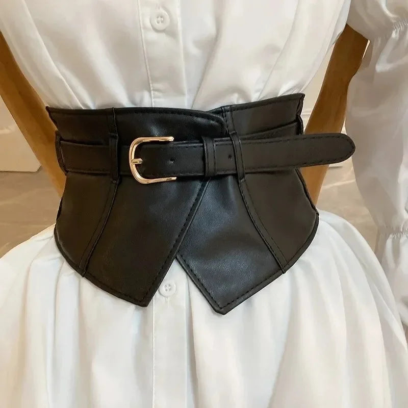 Women's Elastic Waist Belt Black Simple Decorative Design – Elegant Men's Accessory | Accessorio Uomo Elegante