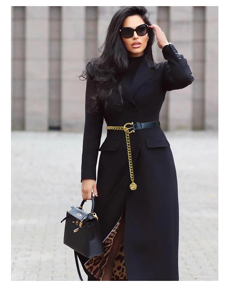 DRAVEN — Luxury Gold Chain Belt Women Floral Adjustable Design