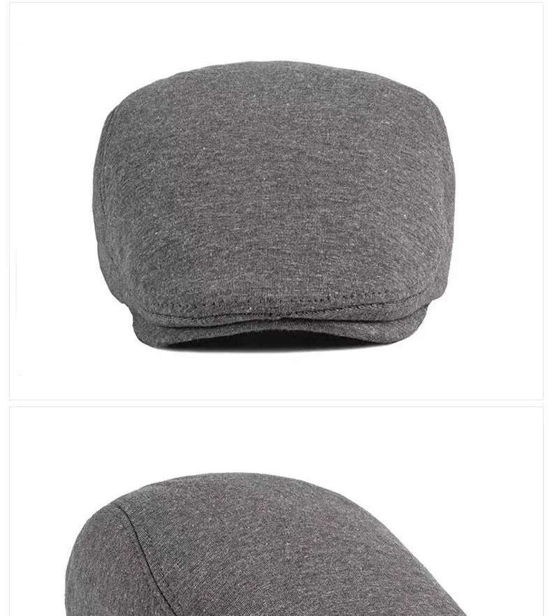 2025 Retro Soft Beret – Minimalist Street Style Cap – Elegant Men's Accessory | Accessorio Uomo Elegante