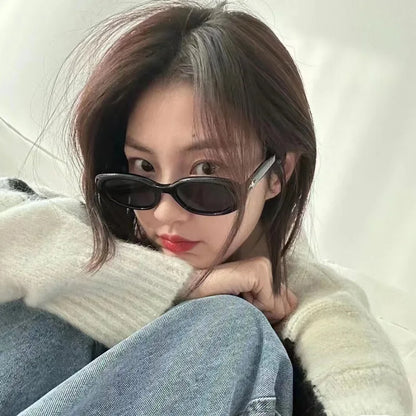 Small Oval Leopard Sunglasses – Vintage Y2K Chic – Elegant Men's Accessory | Accessorio Uomo Elegante