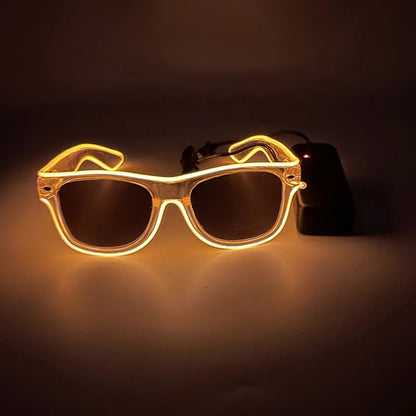 Rave Glow Party Sunglasses – Celebration Style – Elegant Men's Accessory | Accessorio Uomo Elegante