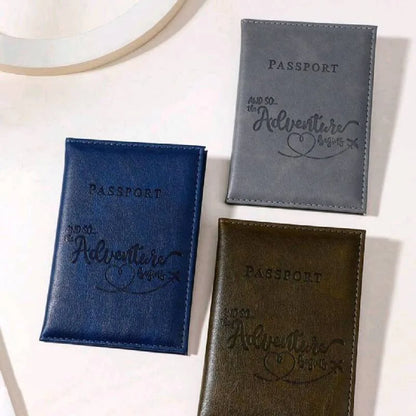 PU Leather Passport Holder Travel Wallet Unisex Design – Elegant Men's Accessory | Accessorio Uomo Elegante