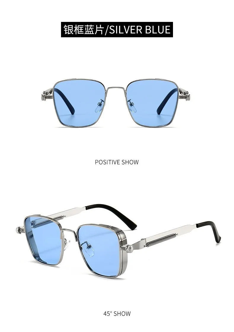 DRAVEN — Polarized Metal Sunglasses – High-End Punk Style