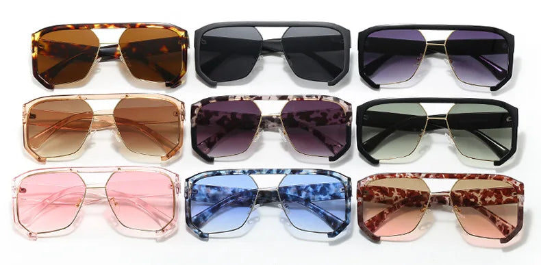 DRAVEN — Irregular Frame Sunglasses – Retro Luxury Shades