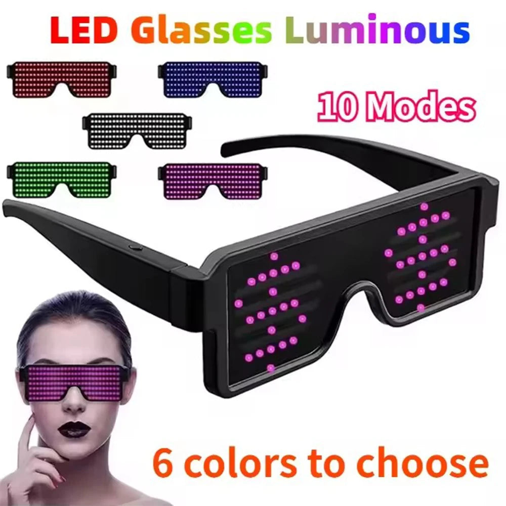 DRAVEN — LED Flashing Sunglasses – Party Glow Style