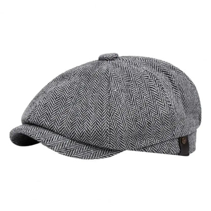 Retro Newsboy Cap – Classic English Street Style – Elegant Men's Accessory | Accessorio Uomo Elegante