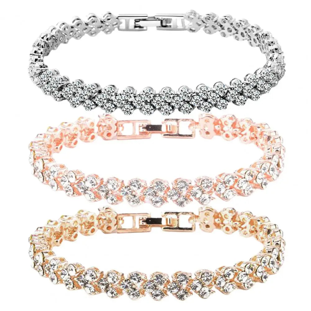 DRAVEN — Classic Tennis Crystal Bracelet
