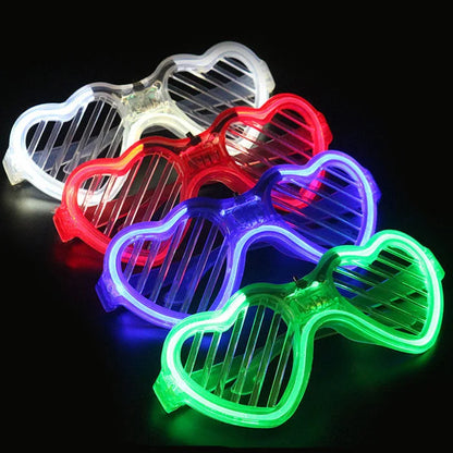 Glow Light Sunglasses – Neon Party Style – Elegant Men's Accessory | Accessorio Uomo Elegante