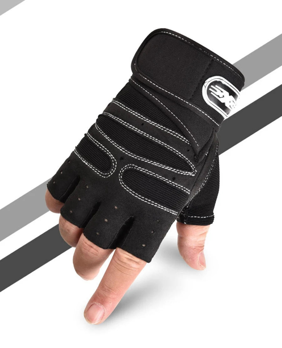 DRAVEN — Half Finger Workout Gloves – Unisex Gym & Street Style